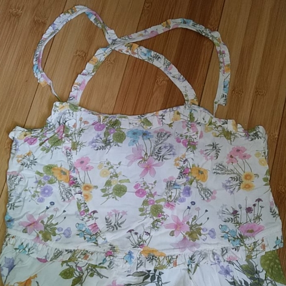 Wild Bloom Strappy Midi Dress Cream Spell Designs - Picture 10 of 16